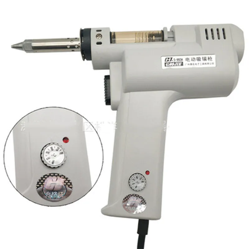 110V /220V Electric Vacuum Desoldering Pump Solder Sucker Gun heating core suction tin S-993A torch core iron 90W