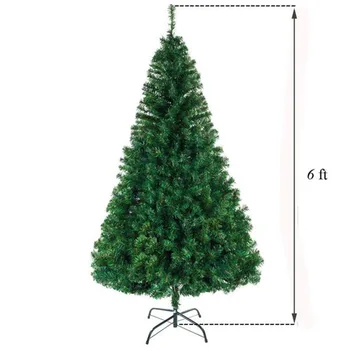 

Easy Setup 6ft 1050 Branch Christmas Tree Sturdy and Durability