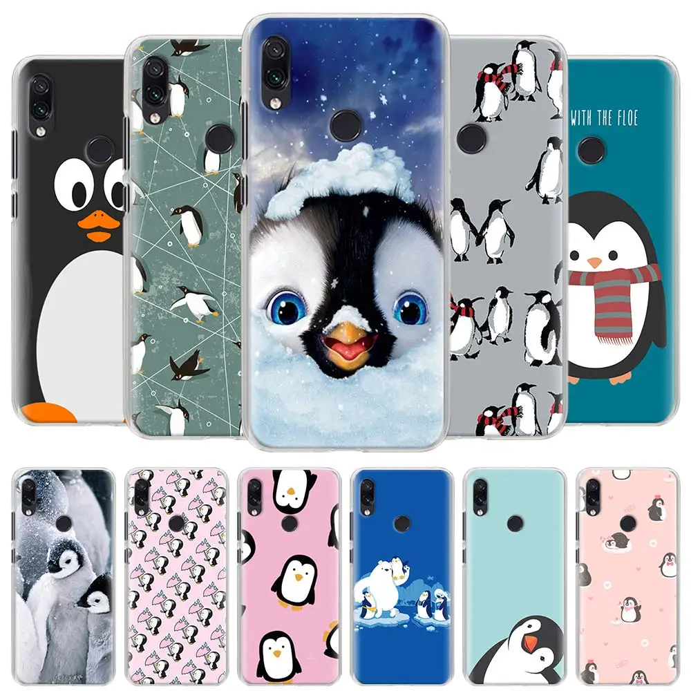

Cute Lovely Penguin Phone Case for Redmi Note 5 6 7 8 Pro 8T S2 GO Redmi 7 7A 8A K20 Pro 6 6A 5 Plus Hard Cover
