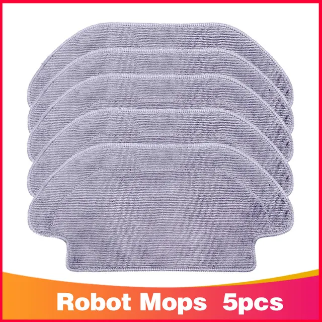 Hepa Filter Roller Side Brush Mop Rag Cloth for Xiaomi Mijia LDS / STYJ02YM / Conga 3490 Viomi V2 PRO V3 SE Robotic Vacuum Parts 5 Wet Cloth