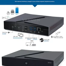 Mini computador do jogo intel core i9 9880h 8950hk tipo-c linux gtx1650 4g hdmi dp desktop mini pc escritório itx pc wifi ac bt4.0