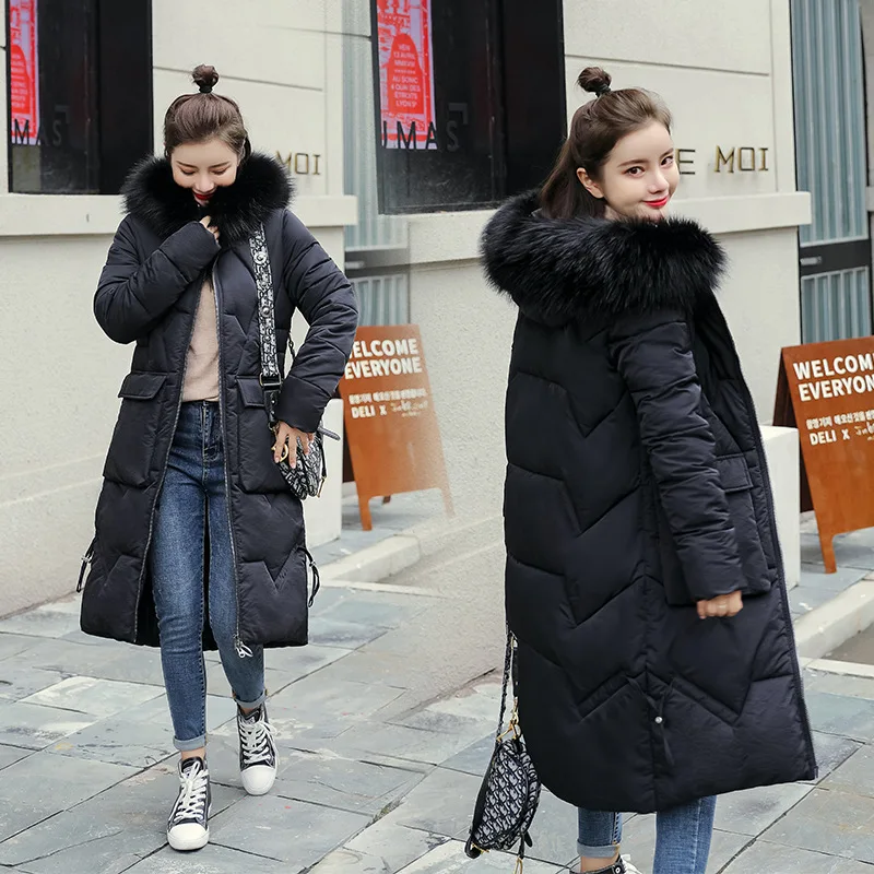 

19 Autumn And Winter New Style Mid-length Loose And Plus-sized Bride Red Bridesmaid Cotton Coat Cotton-padded Jacket Cool GIRL'S