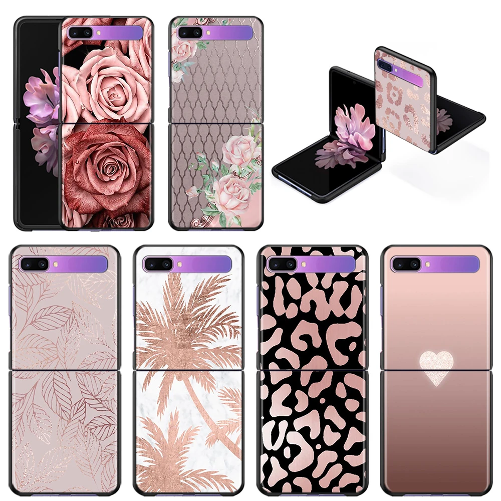 samsung galaxy z flip 3 5g case Phone Case For Samsung Galaxy Z Flip3 5G z flip 3 5G zFlip Cover Cellphone Shell Caso Mobilephone Fundas Pink Rose Bling Picture samsung galaxy flip3 case