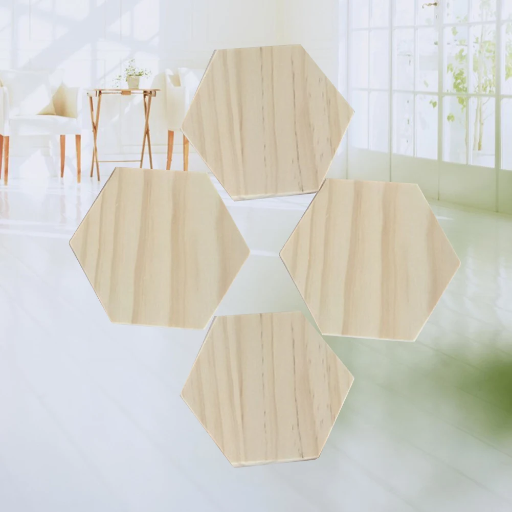 25 шт./компл. пустой подставки Письма кулон Свадебные DIY Именные Бирки с шестигранной головкой домашний декор реквизит для фото вечеринок полированная кусочки дерева