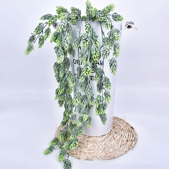 

Green Retro Simulation Wall Hanging Flower Pineapple Grass Wall Hanging Pine Grass Vine Home Garden Decoration Fake Flower