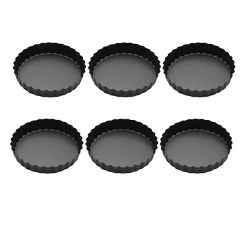 

Mini Frying Pan with Removable Bottom, Non-Stick Frying Pan, 5-Inch Frying Pan, Set of 6