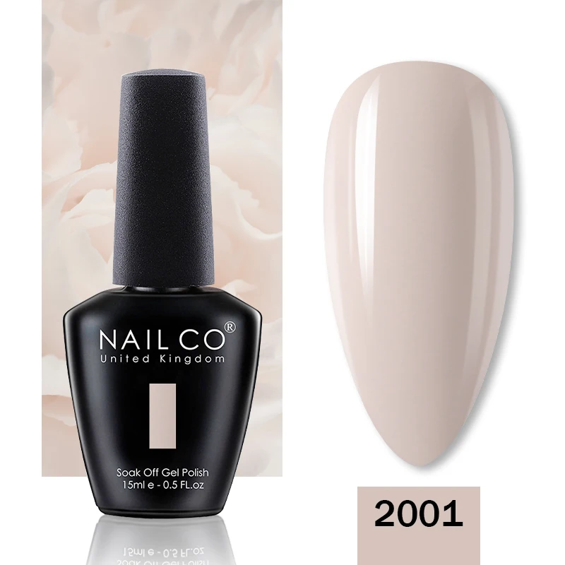 NAILCO-131 색 네일 젤 폴리쉬 오프 LED 세미 퍼머넌트 15ML, 젤 네일아트 하이브리드 바니시, 매니큐어 래커용