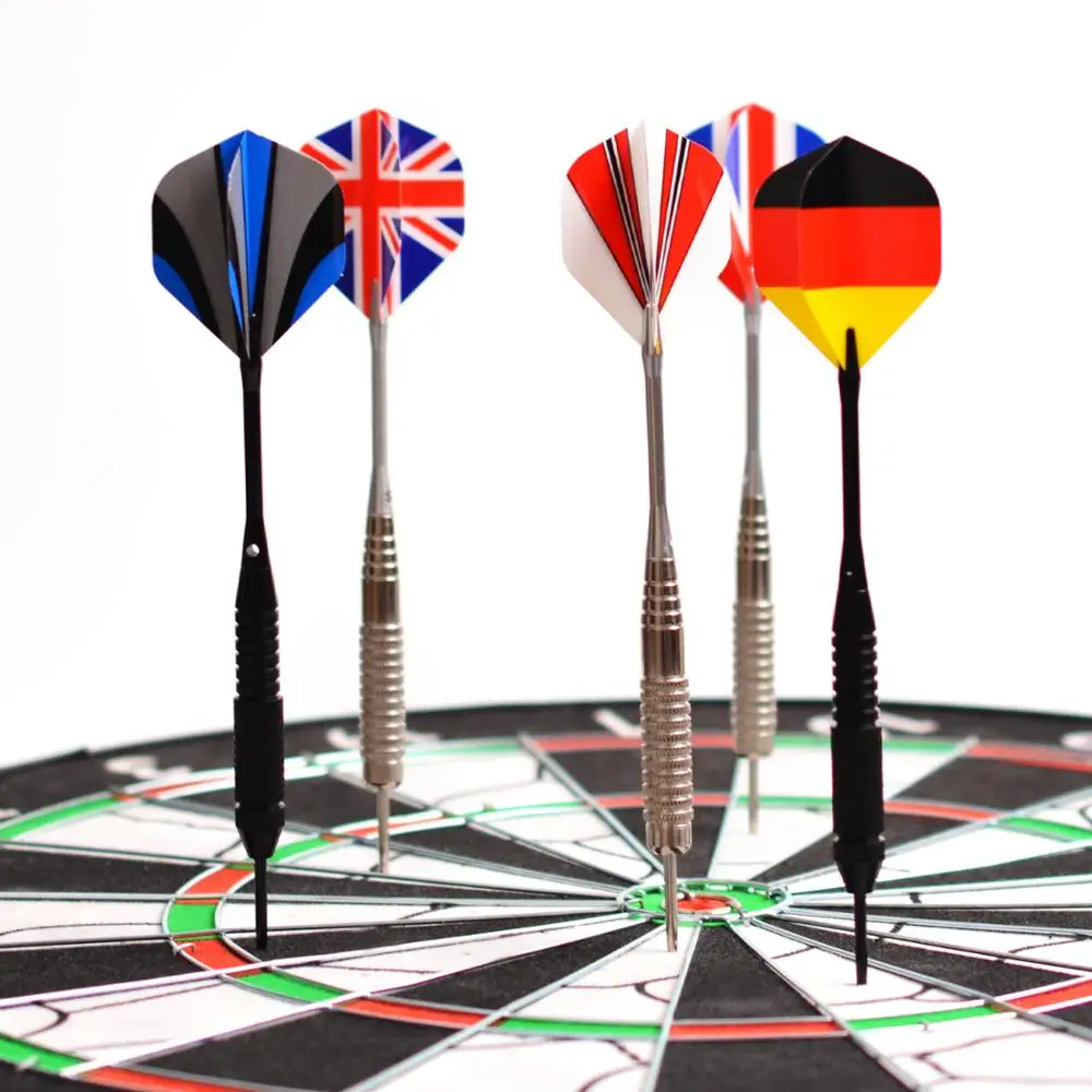 

WIN.MAX Darts Set Steel 24 Grams 12 Pcs Darts with 30 PET Flights 50 Dart Rubber Rings Aluminium Shafts