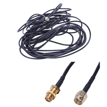 

10M Black RP-SMA Male to Female Wifi Antenna Connector Extension Cable