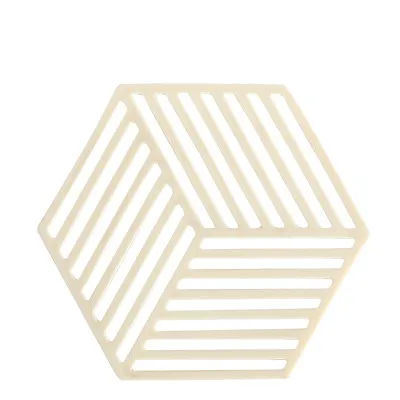 beige-B Силиконовый коврик для стола в скандинавском стиле, противообжигающий коврик для чаши, бытовой коврик для кухонного горшка YHJ110405 - Цвет: beige-B