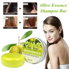 

Shampoo Soap Natural Formula Olive Essence Women Hair Care Improve Hair Loss Nourishing Balancing Grease Improve Dandruff