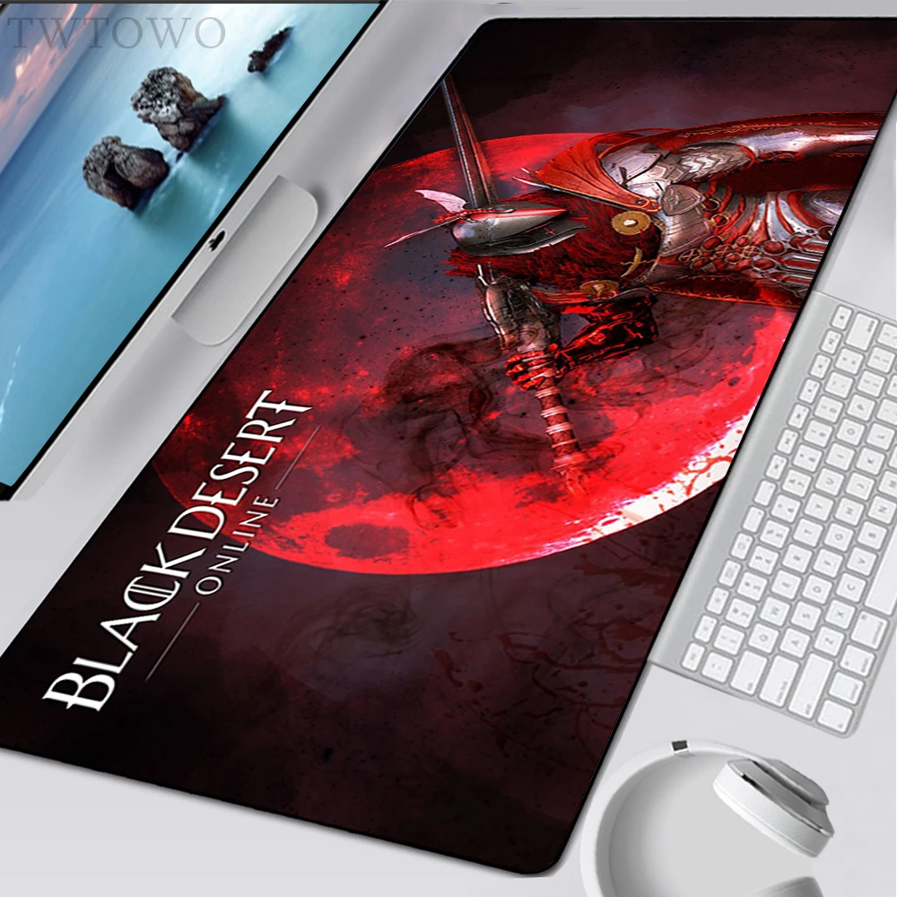 Mousepad HD คอมพิวเตอร์ที่กำหนดเอง MousePads แผ่นรองเมาส์ Mats Black