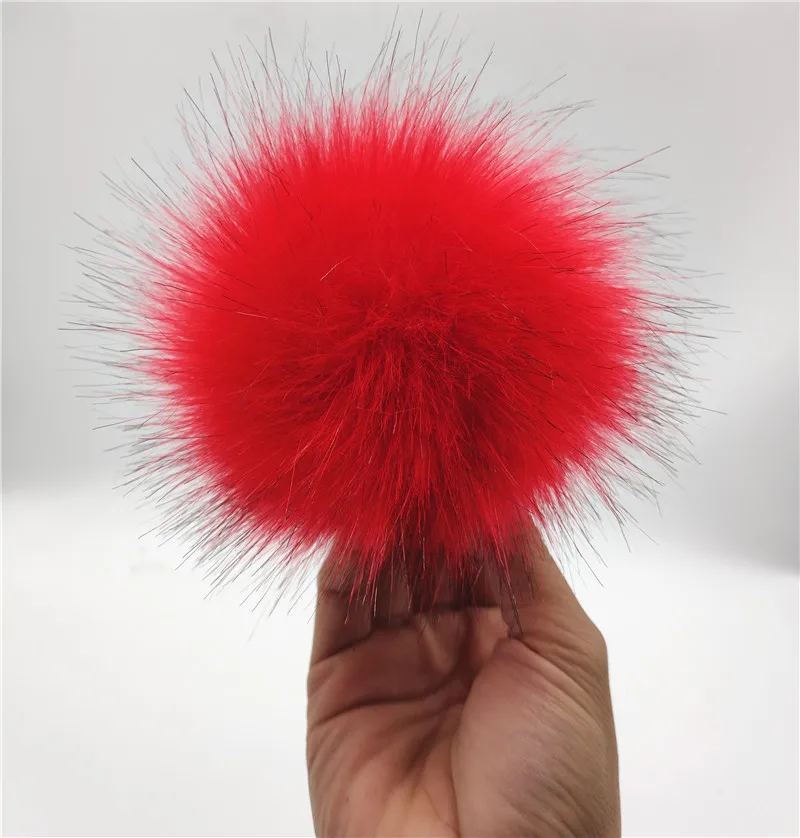 wholesale 14cm fake pompom faux fox