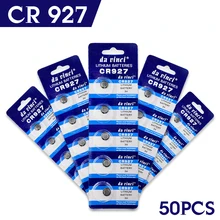 50PCS 3V Bateria De Lítio Botão CR927 BR927 ECR927 LM927 5011LC KCL927 DL927 CR 927 CR927-1W Baterias de Célula Tipo Moeda Para O Relógio