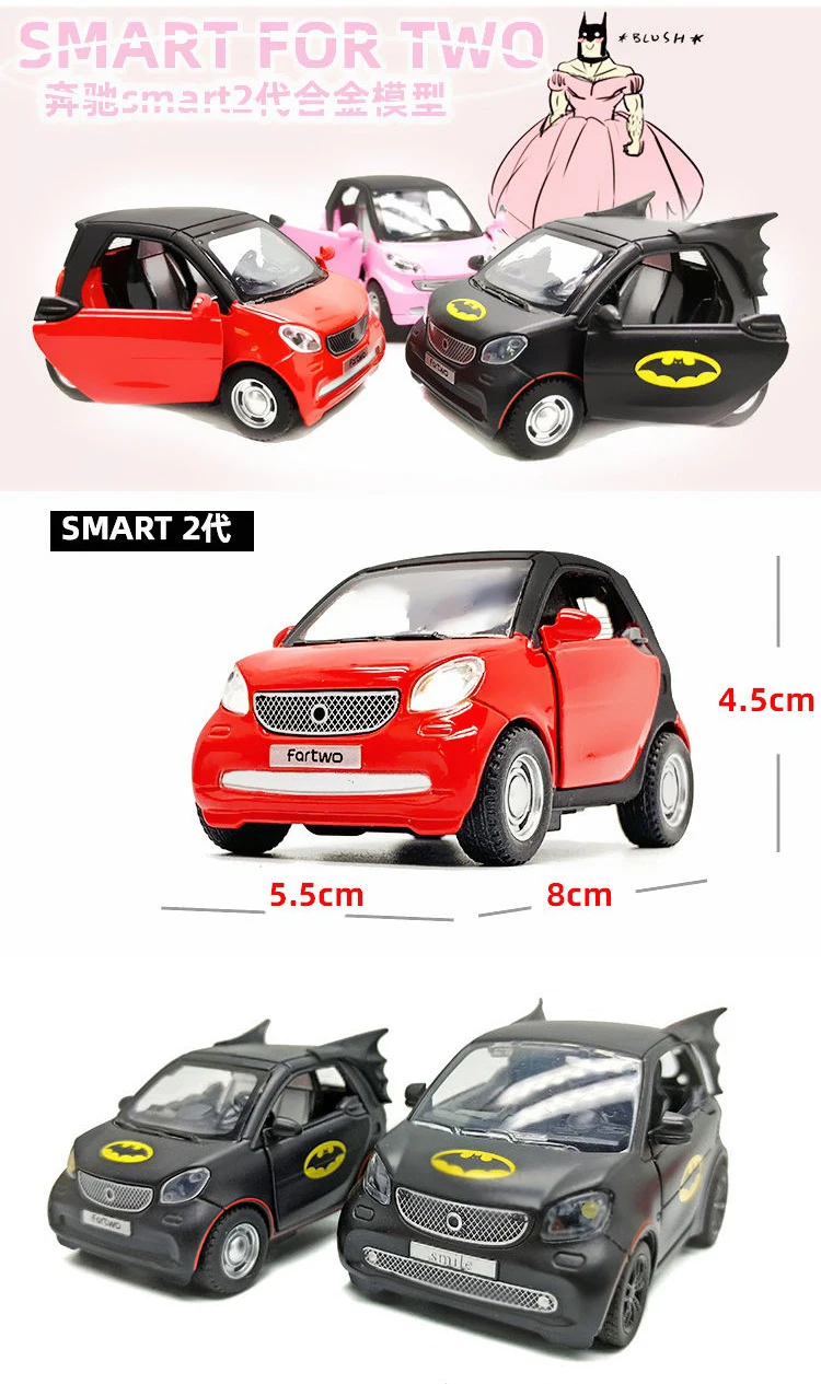 Smart Fortwo 1:32 Ölçekli Model Araba