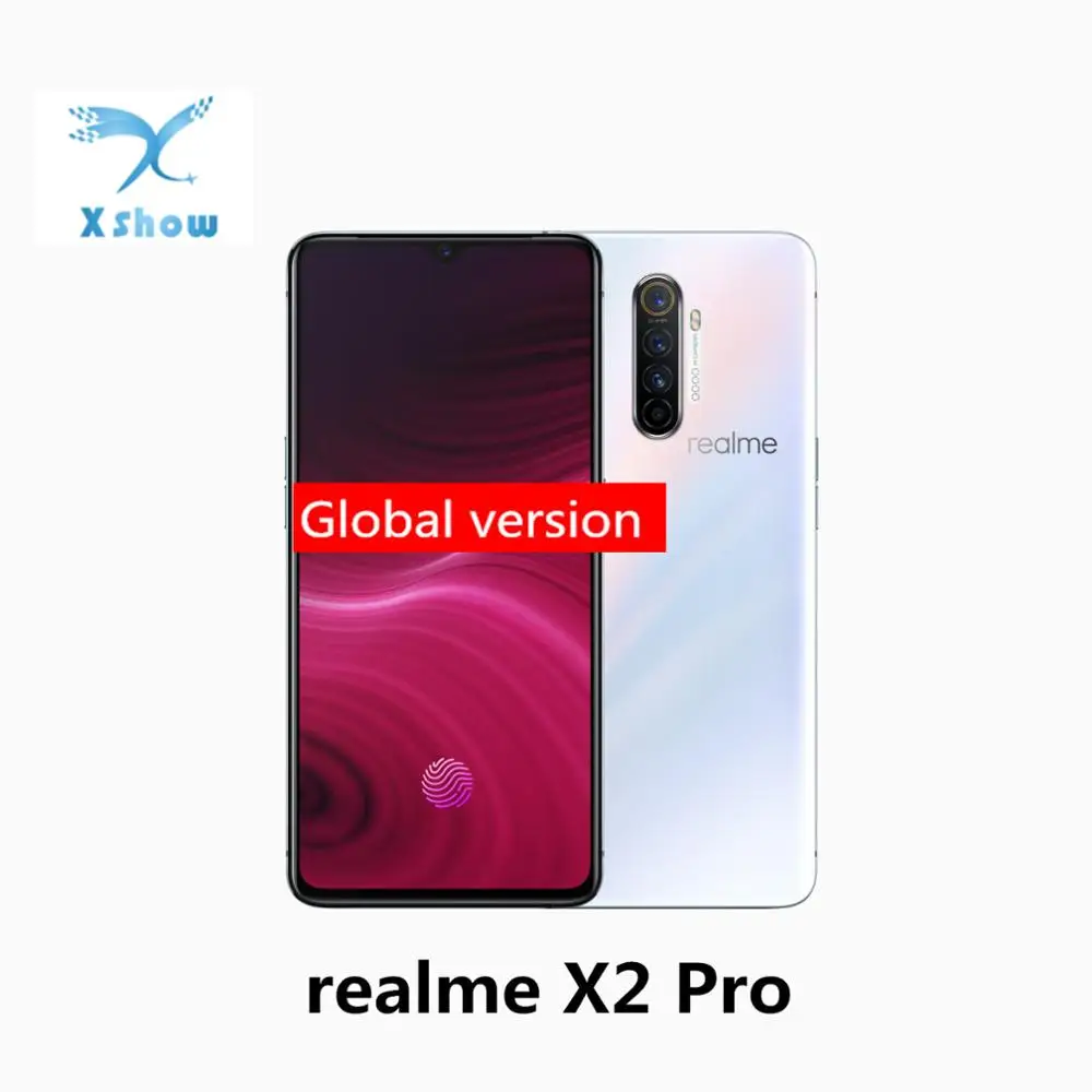Глобальная версия сотового телефона Realme X2 pro 6 5 дюймовый Dewdrop Snapdragon 855 plus NFC 50 Вт Super