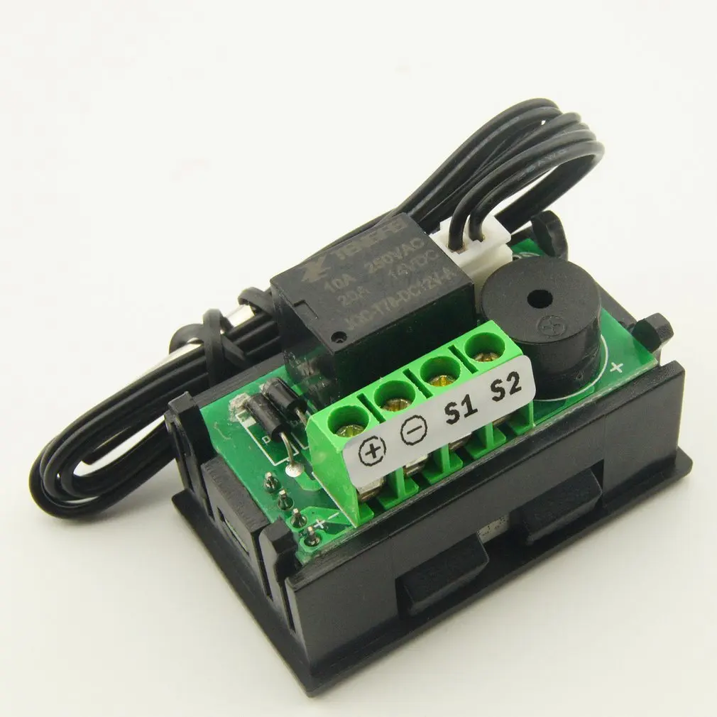 DC12V 20A цифровой регулятор температуры DIY умный мини-термостат регулятор Интеллектуальный Термометр с водонепроницаемым зондом