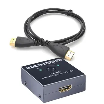 

4K Bi-Direction HDMI 1.4 Cable Switch Switcher Splitter Hub 1080P 2x1 1x2 In Out Splitter Hub For HDTV