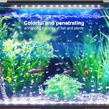 

New Aquarium Light LED 23/30/45/52 RGB Waterproof Remote CONTROL Bubble Lamp Fish Tank Underwater Submersible Oxygen Light