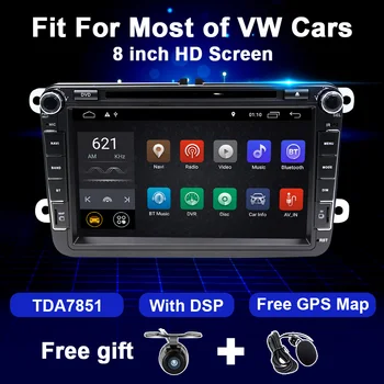 

Android Car Radio DVD For VW Passat B6 b7 Tiguan Golf 5 Polo Jetta Skoda Octavia Touran Multimedia Video Player Audio GPS 2 Din