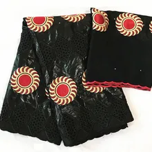 Новое поступление Африканский Базен riche getzner nouveau высокое качество морская парча ткань Французский кружевной ткани 5+ 2 ярдов/партия