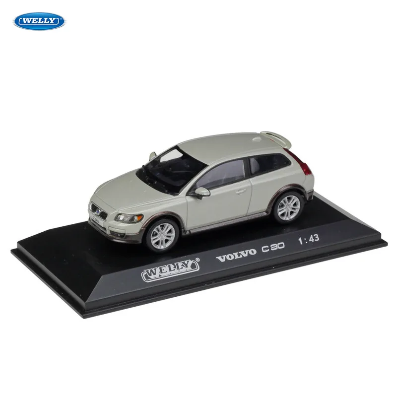 WELLY 1:43 Volvo C30 автомобильный брелок для автомобильных ключей имитационная модель
