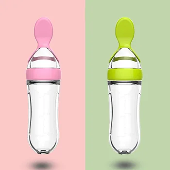 

Baby Spoon Bottle Feeder Dropper Silicone Spoons for Feeding Medicine Kids Toddler Cutlery Utensils Children Accessories Newborn
