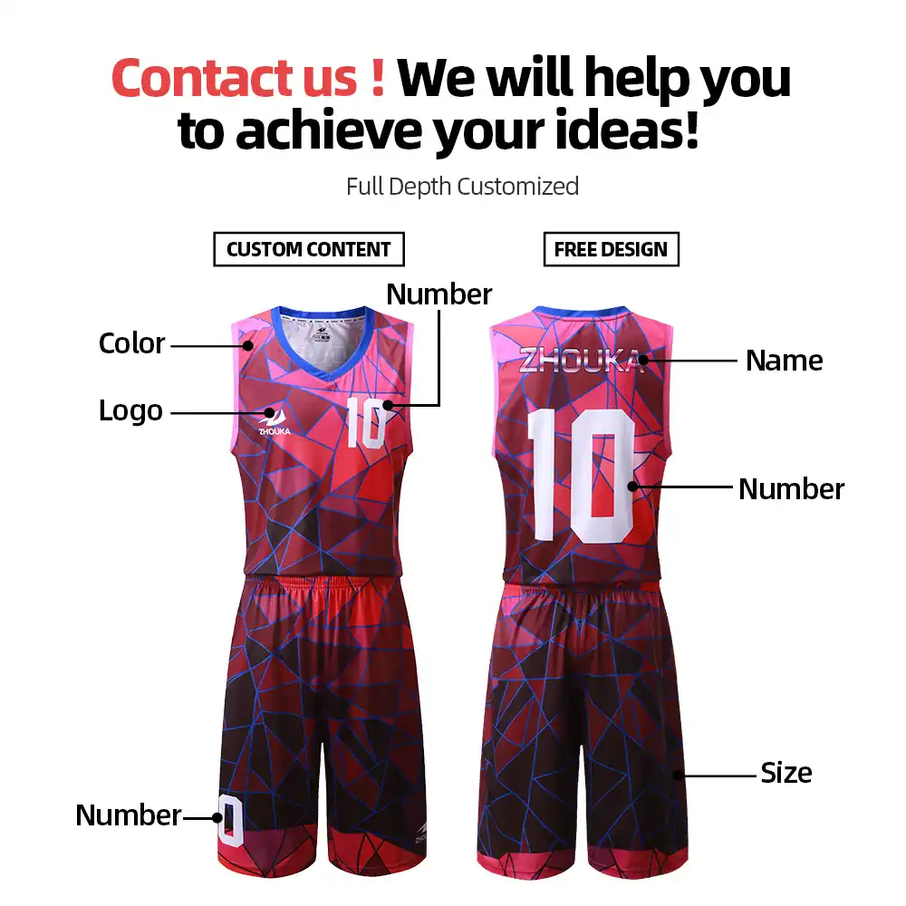 unique basketball jersey design