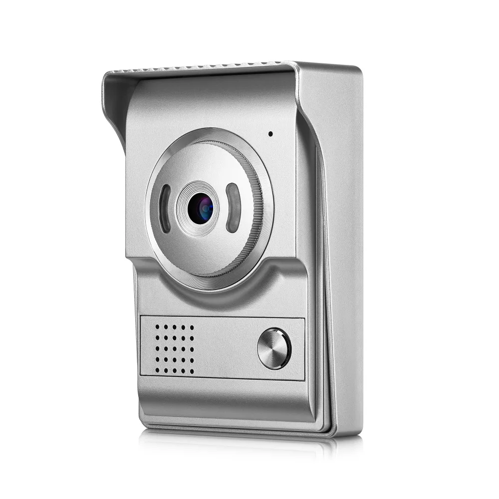 YobangSecurity видео домофон 7 дюймов монитор Проводной видео-дверной звонок Системы 1-Камера 1-монитор для домашной безопастности