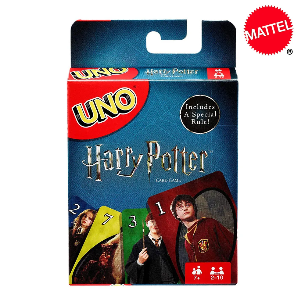 Mattel Games UNO Гарри Поттер карточная игра семейная забавная забавные покерные