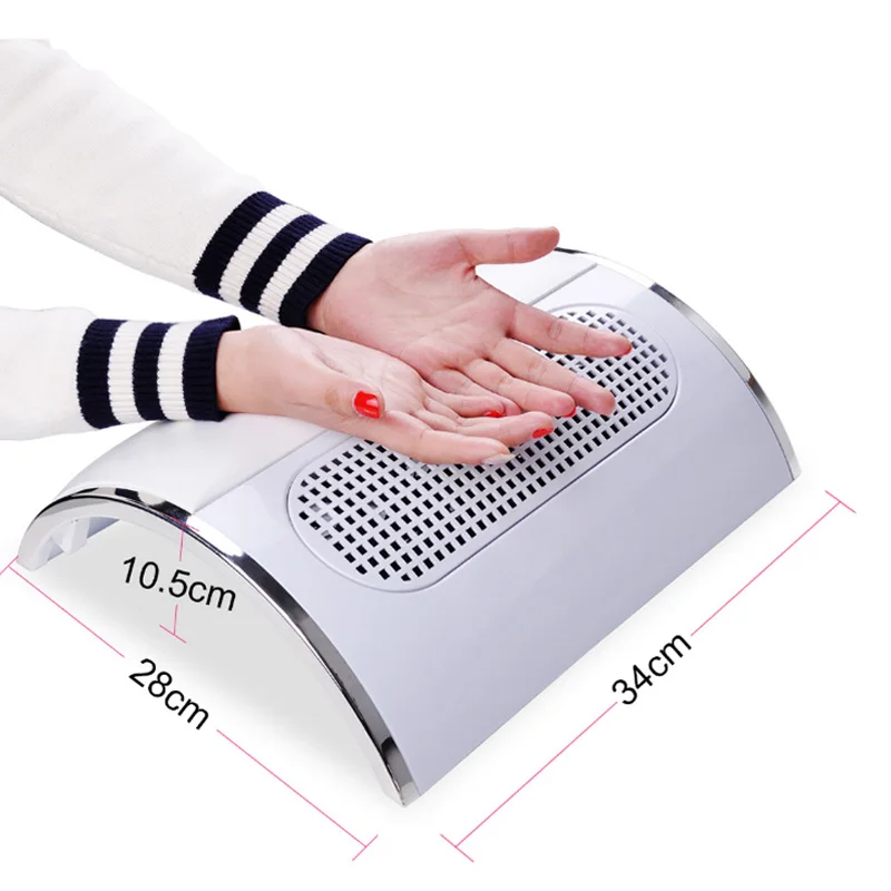 

Nail Dust Suction Dust Collector 3 Fan Vacuum Cleaner Manicure Machine Tools 2 Dust Collecting Bag Nail Art Manicure Salon Tools