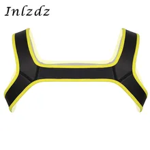 Мужской ремень из неопрена с двойным плечом, широкие ремни, защитный пояс для мышц, для ролевых игр, Необычные Клубные ремни для костюмированной вечеринки