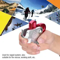 Automatic Locking Device Climber Descender 15kn Outdoor Rope Climbing Grab Carving Tree Mountaineering Safety Protectaa Acc F6u9