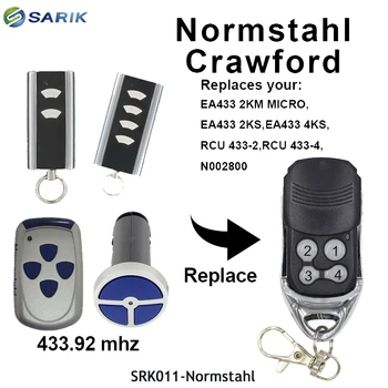

Normstahl EA433 2KM 2KS 4KS compatible rolling code remote control duplicator 434.42mhz multi frequency remote control