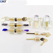 CHKJ 7 шт/лот замок палочки наборы прозрачная комбинация замков практичный слесарный тренировочный инструмент Видимый высокого качества