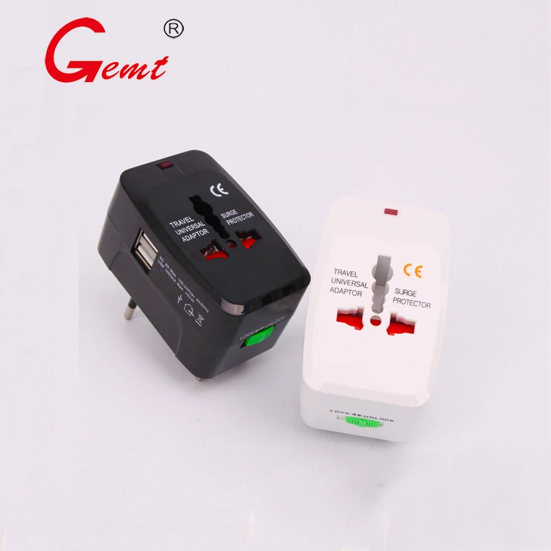 

Conversion Socket With USB Charging Adapter Plug Multi-function Plug Global Travel Plug For USA EU UK AUS