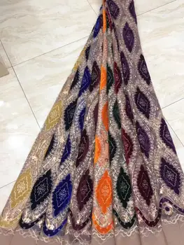 

Tulle Embroidered Net Lace African French Laces Fabrics High Quality Nigerian French Net Lace 2019 magenta