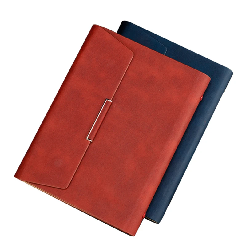 Ruize Capa Dura a5 Couro Espiral Caderno Planejador Organizador Anel Binder Escritório Papelaria Bloco de Notas Negócios Livro 2023 - Imagem 4