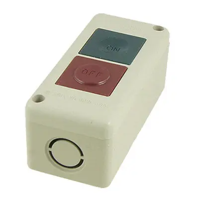 

5A 250V AC Screw Terminals Momentary On/Off Power Pushbutton Switch