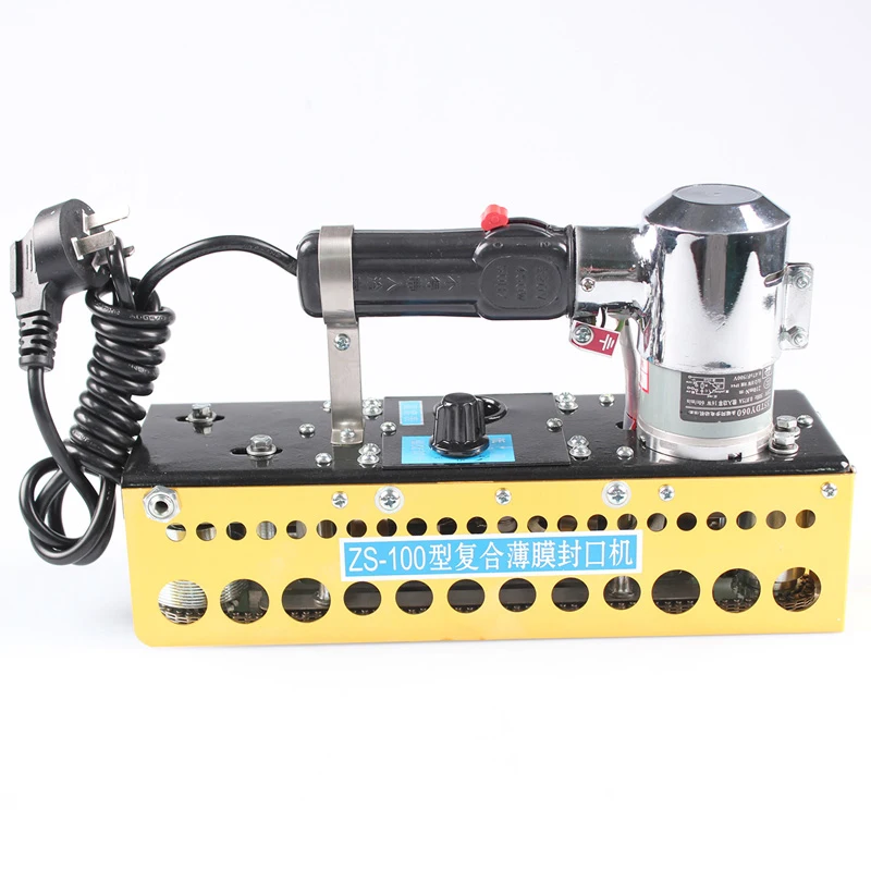 

ZS-100 Portable Semi-automatic Chain-moving Large Bag Wide-side Aluminum Foil Bag Compound Plastic Bag Sealing Machine