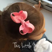 Аксессуары в европейском и американском стиле, лента в рубчик, бант в виде пузырьков и цветов, заколки для волос для девочек