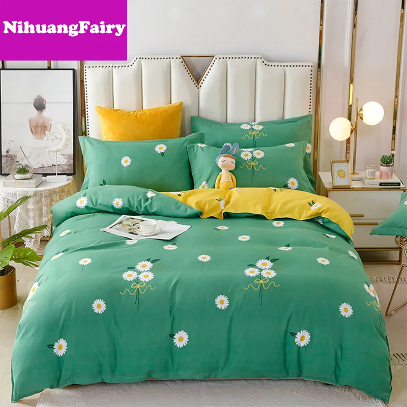 

Low price promotion bed linen quilt cover home textile thickened sanding home children four-piece bedding student three-piece