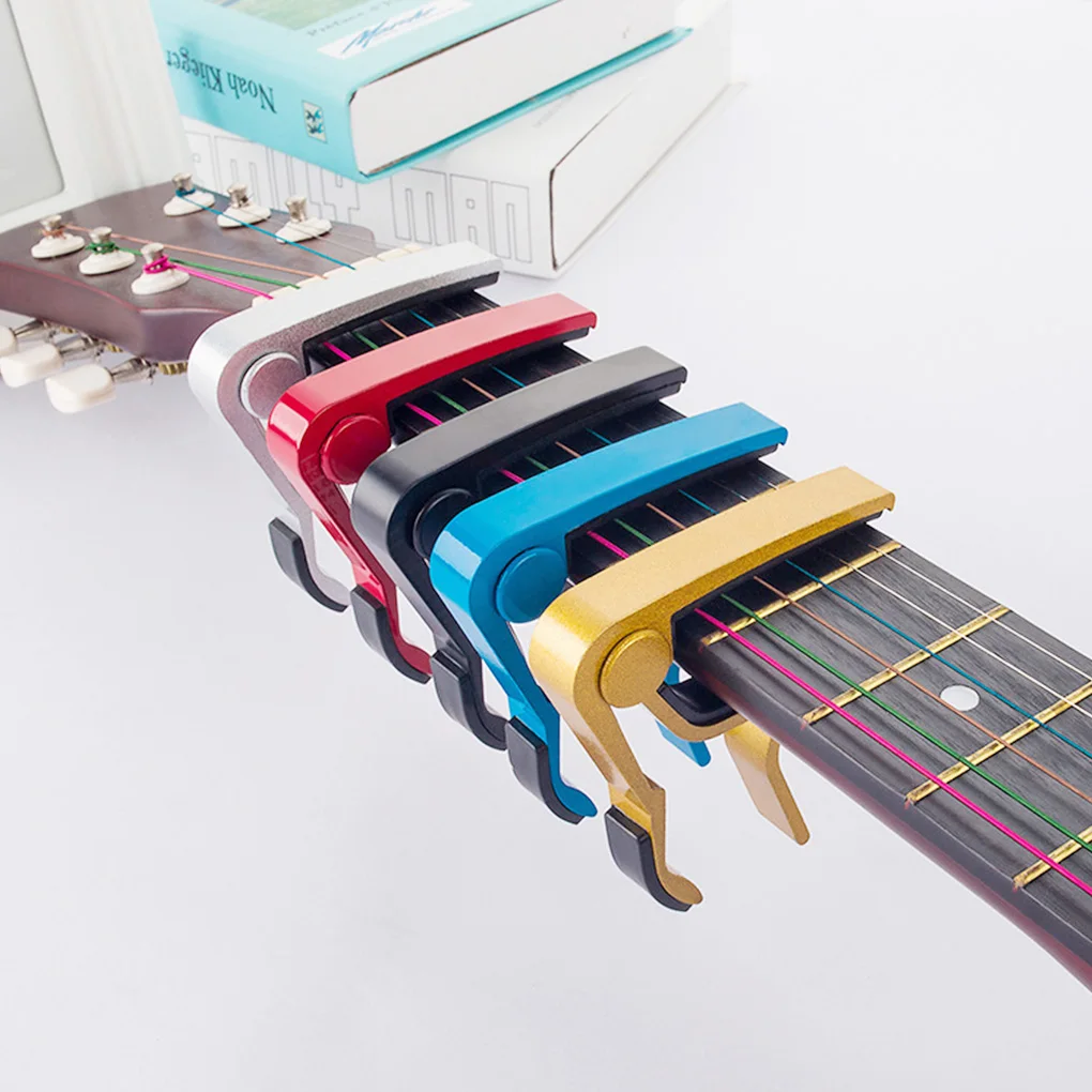 

Aluminium Alloy Guitar Capo Guitar Accessories Quick Change Clamp Key Acoustic Classic Tone Adjusting Guitar Parts