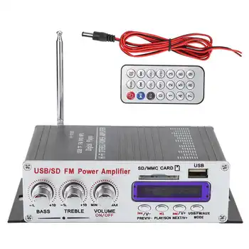 

Home Bluetooth Power Amplifier HIFI Stereo Car FM Audio Digital Player with Remote Control New Sale