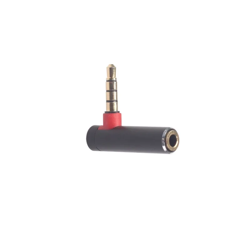10pcs lot 3 5mm Male to Female 90 Degree Right Angled Adapter Converter Headphone Audio Microphone Jack Stereo Plug Connector