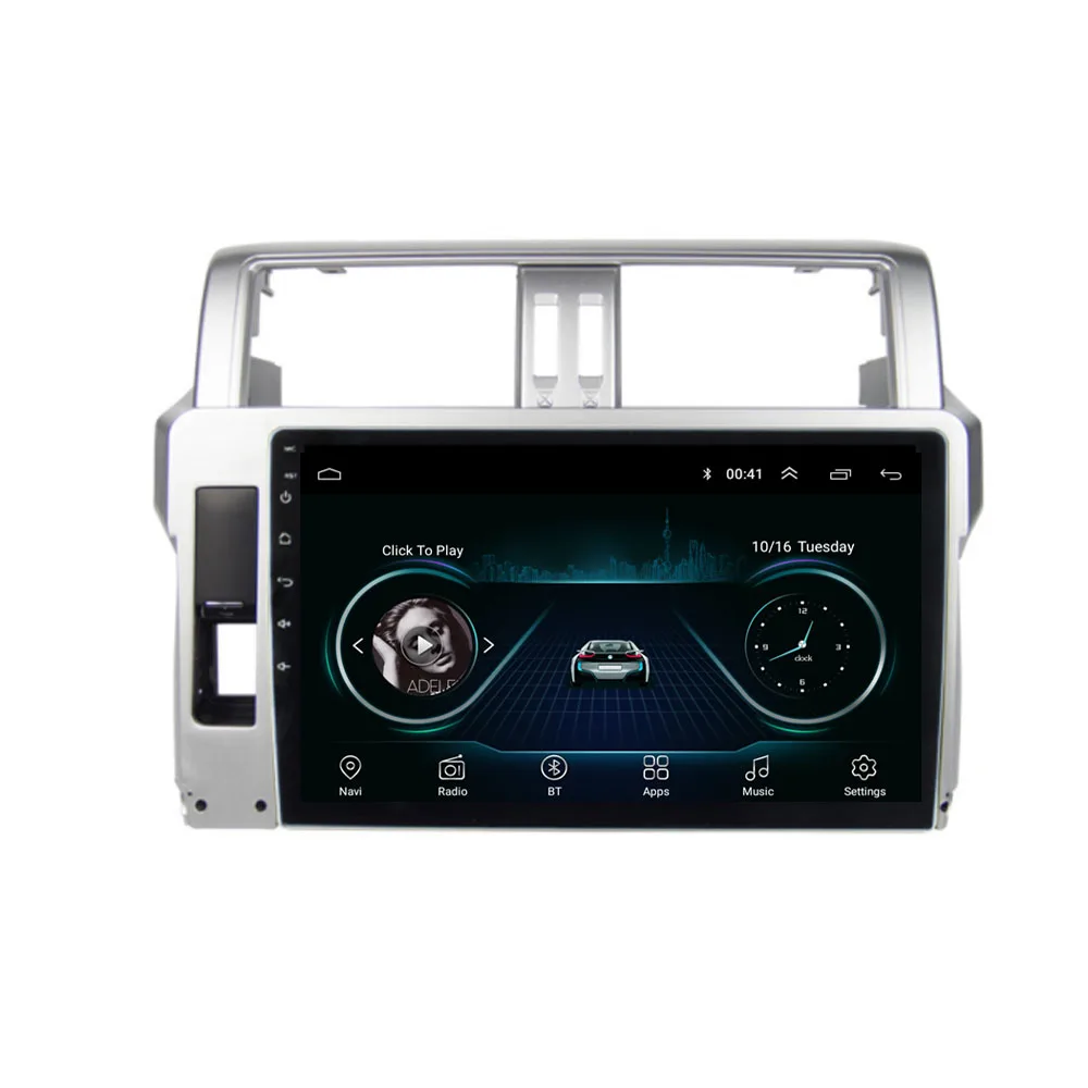 4G LTE Android 8,1 Fit TOYOTA PRADO Мультимедиа Стерео DVD плеер автомобиля навигация GPS радио