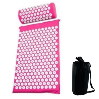 

Lotus Acupucture Mat Pad Set Acupressure Massage Cushion Pillow for Home Yoga