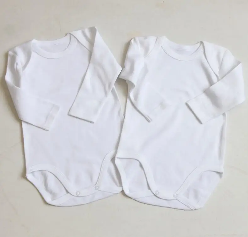 Одежда для малышей из 2 предметов, 3 предмета, 5 предметов, боди, одежда для мальчиков, одежда для девочек, детские комбинезоны из хлопка с длинными рукавами, белое боди для новорожденных - Цвет: 2pcs pack