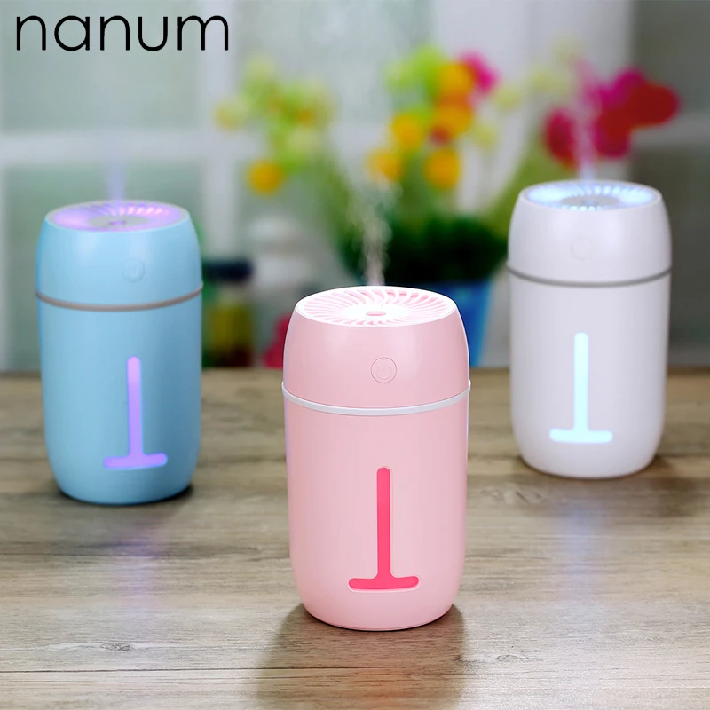 Car air freshener T1 cup humidifier USB Mini Ultrasonic Essential Oil Diffuser LED Air Purifier Mist Maker Office Home