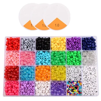 

Bracelet Making Kit Bracelet Beading Kit with Pony Bead Alphabet Strings and for Bracelets and Jewelry Making